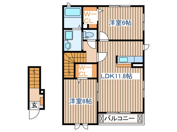 ボルックスⅢの物件間取画像